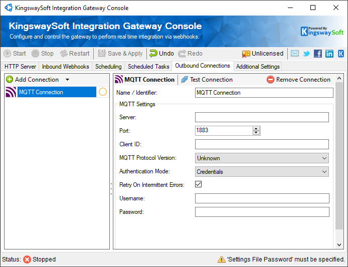 KingswaySoft Integration Gateway Console - Outbound Webhooks - MQTT.png